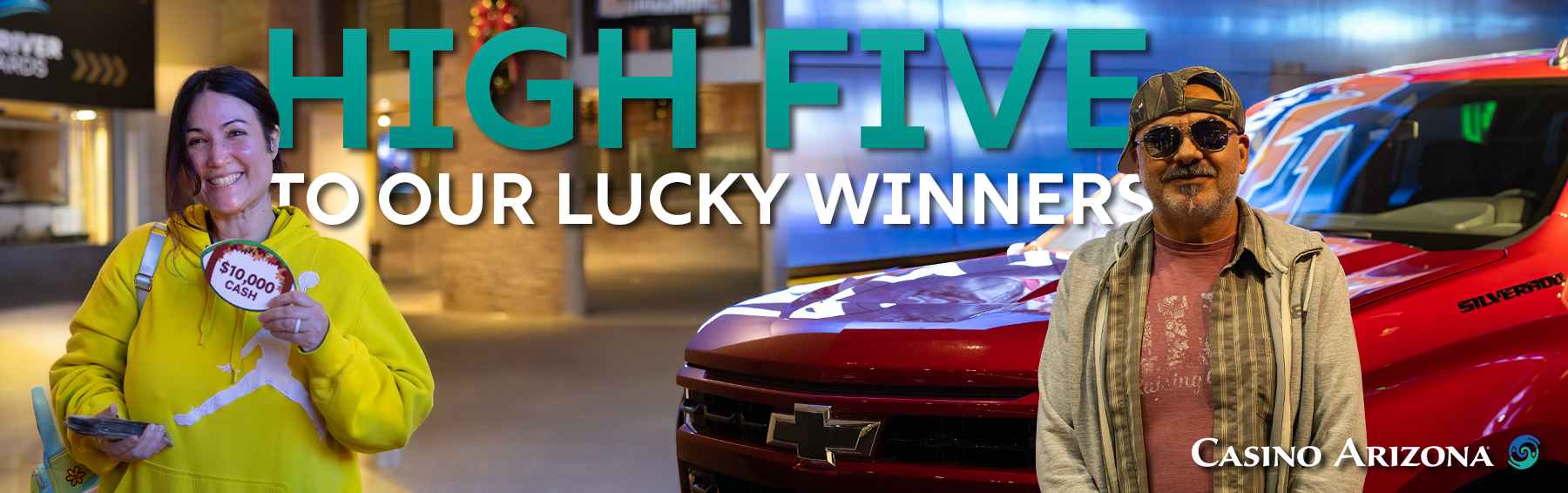 Latest Winners at Casino Arizona